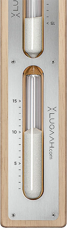 LUGAAH Sauna Sanduhr Mit LED Hintergrundbeleuchtung Saunazubehör