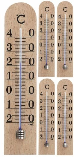 TFA Dostmann TFA-Dostmann Innenthermometer Aus Massiver Buche TFA 12.1005 Made In Germany -TFA Dostmann Speichern 12 1005 5