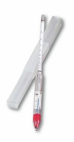 TFA Dostmann TFA 14.2005 Analoges Alkoholmeter Mit Thermometer Messung Der Alkoholprozente