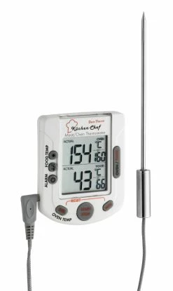 TFA Dostmann Küchen Chef TFA 14.1503 Digitales Grill-Braten-/Ofenthermometer