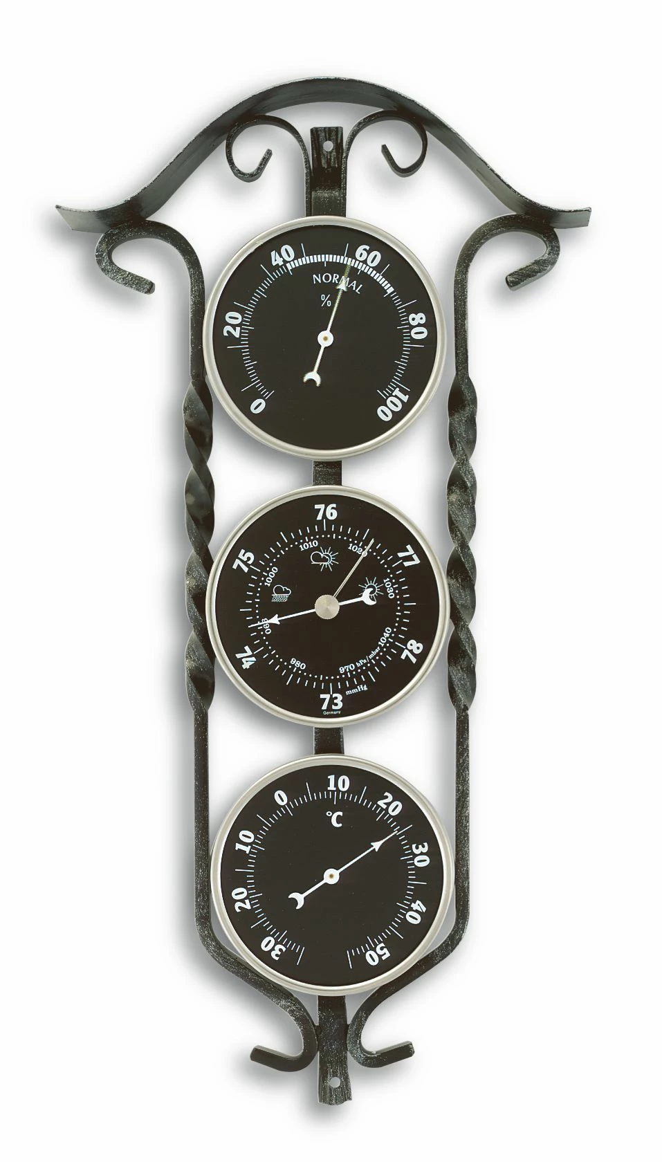 TFA Dostmann TFA 20.2006 Analoge Außenwetterstation Aus Schmiedeeisen 3 TFA Dostmann TFA 20.2006 Analoge Außenwetterstation Aus Schmiedeeisen