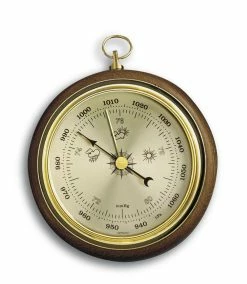 TFA Dostmann TFA 29.4002 Analoges Barometer Aus Eiche