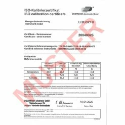 TFA Dostmann Klimalogger Log 32 TH TFA 31.1054 Thermo-Hygrometer ISO Zertifikat