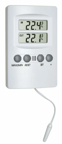 TFA Dostmann TFA 30.1024 Digitales Innen-Außen-Thermometer Mit Alarm