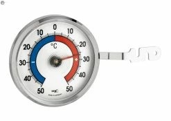 TFA Dostmann TFA 14.6005.54 Analoges Fensterthermometer Aus Metall