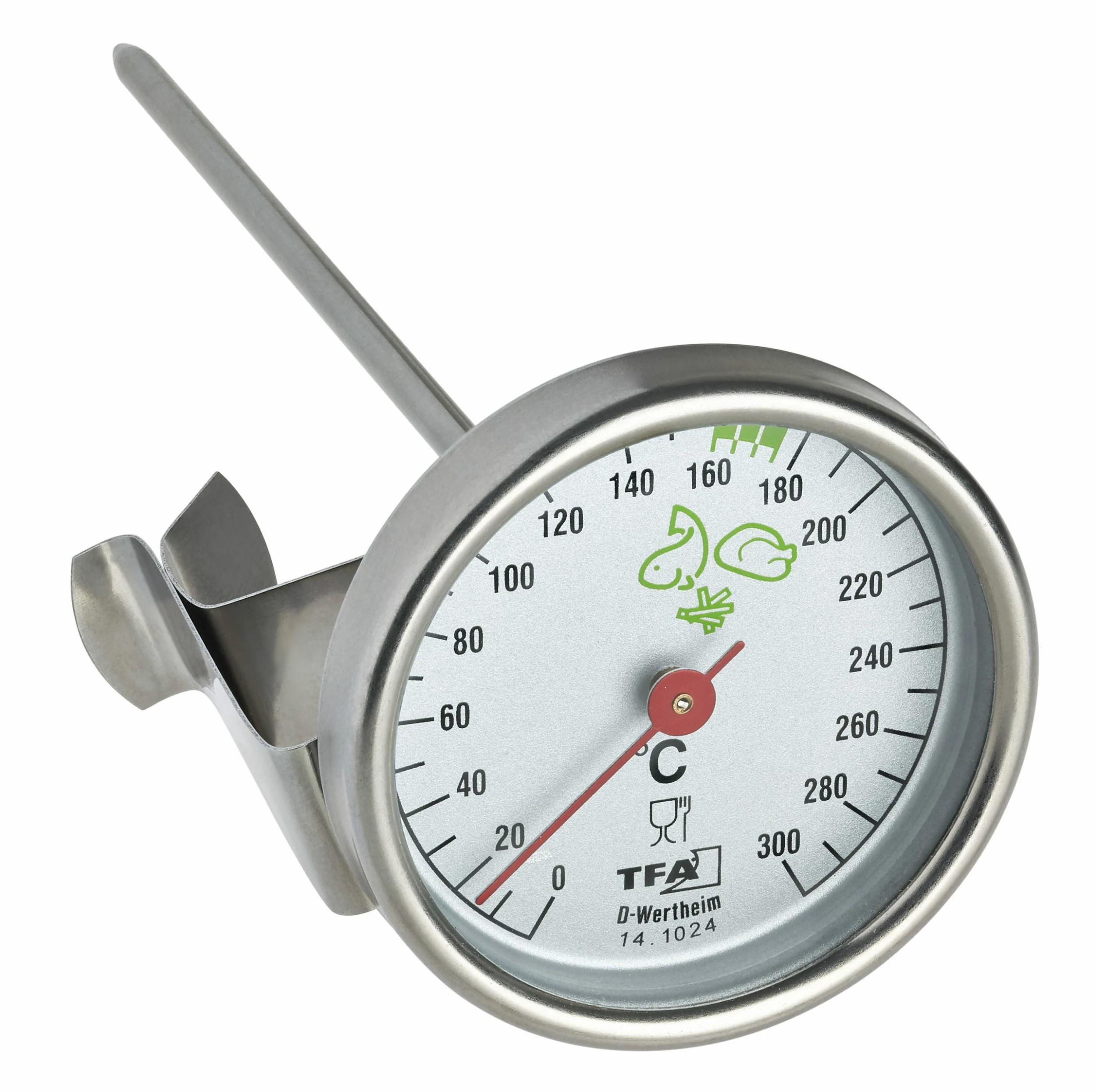 TFA Dostmann TFA 14.1024 Analoges Fett-Thermometer Aus Edelstahl 3 TFA Dostmann TFA 14.1024 Analoges Fett-Thermometer Aus Edelstahl