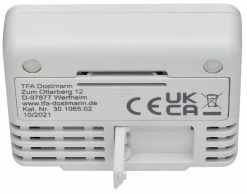 TFA Dostmann TFA 30.1065.99 Digitales Thermometer Set Temperaturkontrolle -TFA Dostmann Speichern 30 1065 hinten