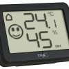 TFA Dostmann TFA 30.5055.99 Digitales Thermo-Hygrometer Set Klimakontrolle -TFA Dostmann Speichern 30 5055 schwarz
