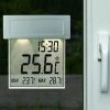 TFA Dostmann Fensterthermometer Vision Solar Beleuchtet TFA 30.1035 -TFA Dostmann Speichern 301035amFenster
