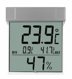 TFA Dostmann Fensterthermometer Vision Mit Hygrometer TFA 30.5020