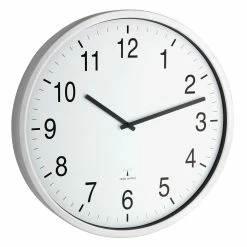 TFA Dostmann TFA 60.3500 Extragrosse Analoge XXL Funk-Wanduhr Mit Aluminium-Rahmen