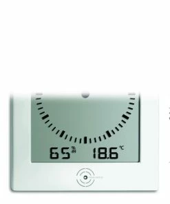 TFA Dostmann TFA 60.4506 Digitale Funk-Wanduhr Mit Analogem Zifferblatt Und Raumklima DIALOG -TFA Dostmann Speichern 3416