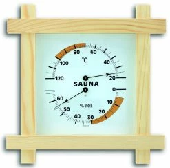 TFA Dostmann Sauna-Thermometer Massivholz TFA 40.1008