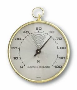 TFA Dostmann TFA 44.2001 Analoges Hygrometer Mit Messingring
