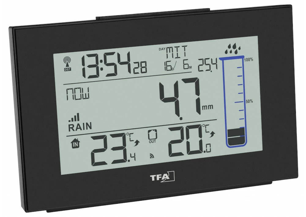 TFA Dostmann TFA 47.3006 SPLASH Digitaler Funk-Regenmesser Niederschlagsmesser 4 TFA Dostmann TFA 47.3006 SPLASH Digitaler Funk-Regenmesser Niederschlagsmesser – Bild 2