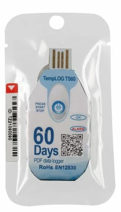TFA Dostmann TFA 31.1062.02 TempLOG TS60 PDF Einweg-Datenlogger HACCP