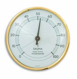 TFA Dostmann TFA 40.1003 Analoges Sauna-Hygrometer Mit Metallring