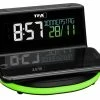 TFA Dostmann TFA 60.2028.01 Digitalwecker Mit Kabelloser Ladestation Charge-IT Wireless Farbdisplay -TFA Dostmann Speichern 60 2028 Handy