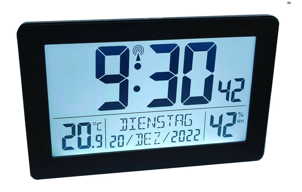 TFA Dostmann Digitale Funkuhr Mit Raumklima TFA 60.2557.01 Hintergrundbeleuchtung 3 TFA Dostmann Digitale Funkuhr Mit Raumklima TFA 60.2557.01 Hintergrundbeleuchtung