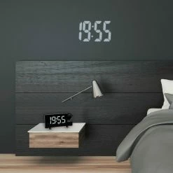 TFA Dostmann Radio-Projektionswecker Mit USB Ladefunktion TFA 60.5015 -TFA Dostmann Speichern 60 5015 wand