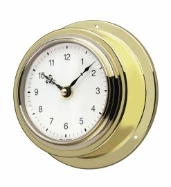 TFA Dostmann Analoge Wanduhr Aus Messing MARITIM TFA 98.1021