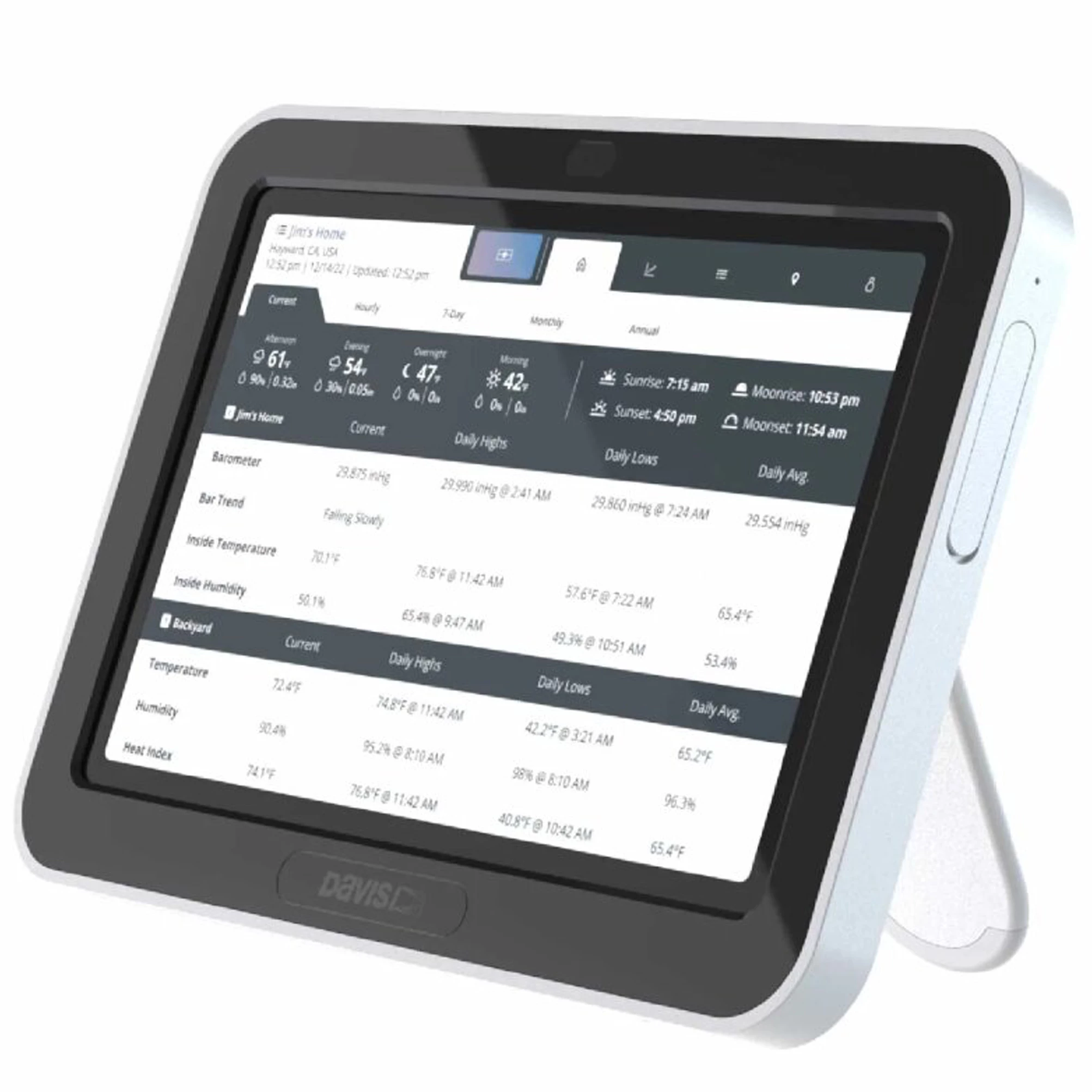 Davis 6313EU Weatherlink Touch Funk-Konsole Display Für Vantage Pro 2 Und Vue 4 Davis 6313EU Weatherlink Touch Funk-Konsole Display Für Vantage Pro 2 Und Vue – Bild 2