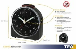 TFA Dostmann TFA 60.1513 Analoger Funk-Wecker SUNRISE -TFA Dostmann Speichern 7096