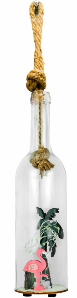 Technoline 2 Er Set Deko Flasche 960098 Mit LED Lichterkette -TFA Dostmann Speichern 960098 1