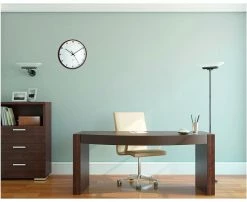 TFA Dostmann TFA 98.1097 Analoge Funk-Wanduhr Mit Holzrahmen