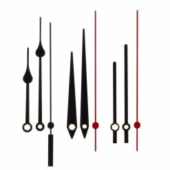 TFA Dostmann Analoges Uhrwerk Mit Uhrzeigerset TFA 60.3061 Geräuscharmes Basteluhrwerk -TFA Dostmann Speichern Basteluhr 60 3061 Zeigerset schwarz