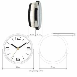 TFA Dostmann Analoge Quarzuhr TFA 60.3065 Einbauuhr -TFA Dostmann Speichern Basteluhr 60 3065 60 3543 montage 1