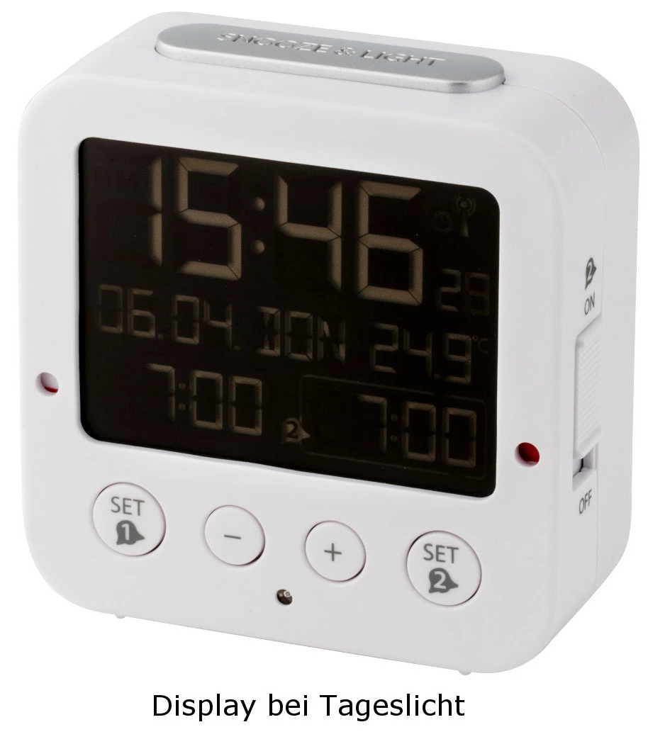 TFA Dostmann Funk-Wecker Bingo TFA 60.2531 Negativdisplay Funkuhr Lichtsensor 5 TFA Dostmann Funk-Wecker Bingo TFA 60.2531 Negativdisplay Funkuhr Lichtsensor – Bild 3