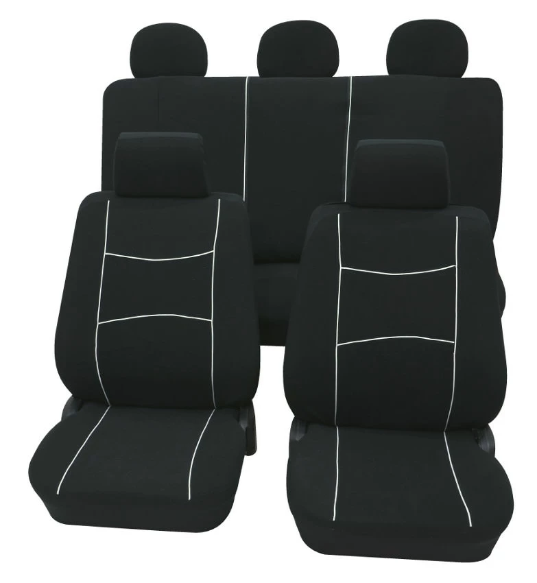 PETEX Sitzbezug BLACK BEAUTY Mit Zierkeder Sitzbezugset 11-tlg. 3 PETEX Sitzbezug BLACK BEAUTY Mit Zierkeder Sitzbezugset 11-tlg.