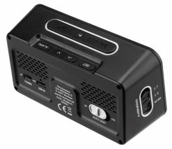 TFA Dostmann TFA 60.2562 Digitaler Funk-Wecker Mit Raumklima BOXX2 Akkubetrieb -TFA Dostmann Speichern Boox2 hinten