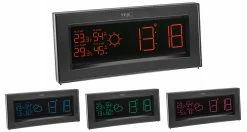 TFA Dostmann Funk-Wetterstation COLORIS PLUS TFA 35.1147.01.PLUS Mit Farbwechsel-Display Und WeatherHub Gateway