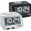 TFA Dostmann Digitalwecker Homtime TFA 60.2017 Temperaturanzeige USB Anschluß -TFA Dostmann Speichern Digitalwecker 60 2017 beide