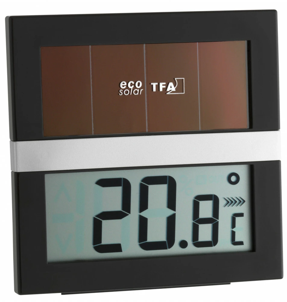 TFA Dostmann TFA 30.5017 Digitales Thermo-Hygrometer ECO Solar 3 TFA Dostmann TFA 30.5017 Digitales Thermo-Hygrometer ECO Solar