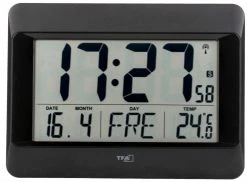 TFA Dostmann Funkuhr TFA 60.4519.01 Datum Wochentag Innentemperatur Wanduhr