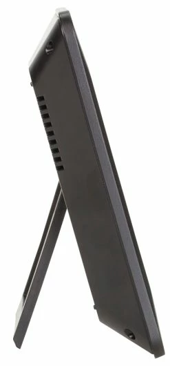 TFA Dostmann Funkuhr TFA 60.4519.01 Datum Wochentag Innentemperatur Wanduhr -TFA Dostmann Speichern Funkuhr 60 4519 seitlich