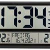 TFA Dostmann Digitale XL-Funkuhr TFA 60.4520.01 Innentemperatur Datum Wochentag -TFA Dostmann Speichern Funkuhr 60 4520 1