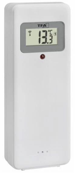 TFA Dostmann TFA 60.4521 Digitale XL-Funkuhr Mit Außen- Und Innentemperatur Datum Wochentag -TFA Dostmann Speichern Funkuhr 60 4521 Sender