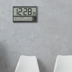 TFA Dostmann Digitale XL-Funkuhr TFA 60.4524.01 Wanduhr Mit Sonnenaufgang Und Sonnenuntergang Datum 9 TFA Dostmann Digitale XL-Funkuhr TFA 60.4524.01 Wanduhr Mit Sonnenaufgang Und Sonnenuntergang Datum -TFA Dostmann Speichern Funkwanduhr 60 4524 01 wand