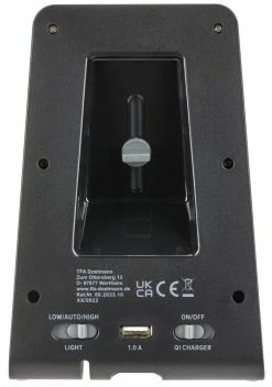 TFA Dostmann TFA 60.2033.10 ICONcharge Digitalwecker Mit Induktions-Ladestation -TFA Dostmann Speichern ICONcharge 3