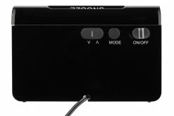 Digitaler Funkwecker ICON TFA Dostmann 60.2543, Schwarz, Mit LED Leuchtziffern -TFA Dostmann Speichern Icon hinten