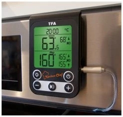 TFA Dostmann Küchen-Chef TFA 14.1512.01 Digitales Grill-Braten-Ofenthermometer -TFA Dostmann Speichern K chenchef Herd