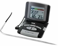 TFA Dostmann Digitales Bratenthermometer TFA 14.1502 Ofenthermometer Grillthermometer