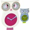 TFA Dostmann Kinder-Pendeluhr Im Eulen Design TFA 60.3052 Wanduhr -TFA Dostmann Speichern Kinderuhr Eule beide