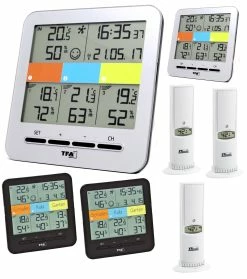 TFA Dostmann KlimaHome Rhodos TFA 30.3060.IT Funk-Thermo-Hygrometer 2 Displays