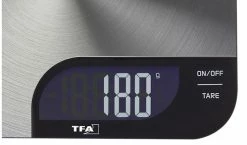 TFA Dostmann Digitale Küchenwaage Cheesecake TFA 50.2006.60 Tara Zuwiegefunktion LCD Anzeige Superflach Edelstahl 7 TFA Dostmann Digitale Küchenwaage Cheesecake TFA 50.2006.60 Tara Zuwiegefunktion LCD Anzeige Superflach Edelstahl -TFA Dostmann Speichern Kuechenwaage 50 2006 60 3