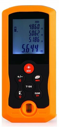 DOSTMANN Electronic LM 100 Präzisions-Laser-Distanzmessgerät